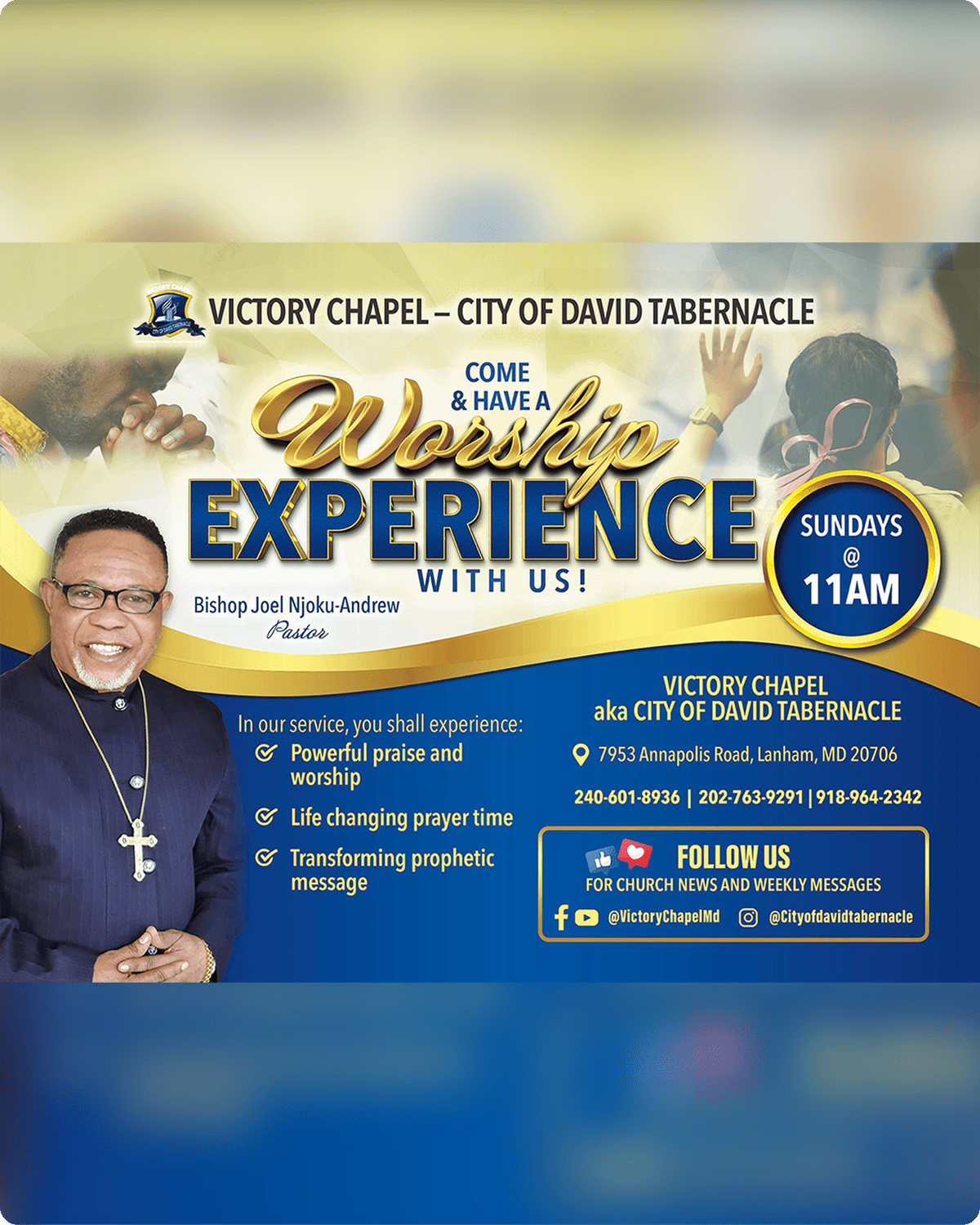 Upcoming events at City of David Tabernacle - photo 2